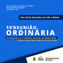 15° Reunião Ordinária