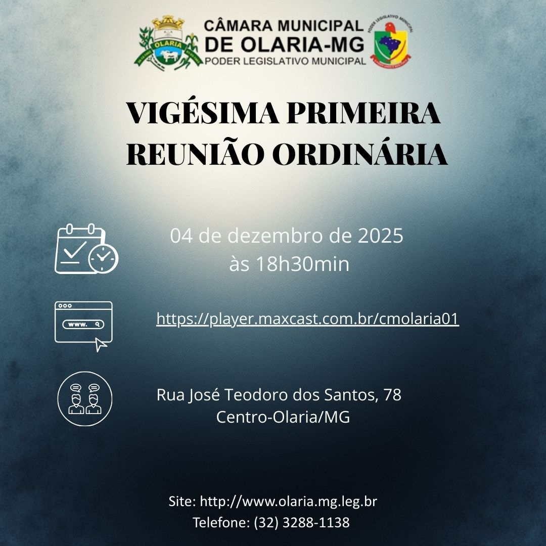 21ª Reunião Ordinária de 2025