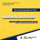 Audiência Pública -  2º quadrimestre do exercício de 2021
