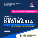 Convite para a 18ª Reunião Ordinária Convite para a 18ª Reunião Ordinária