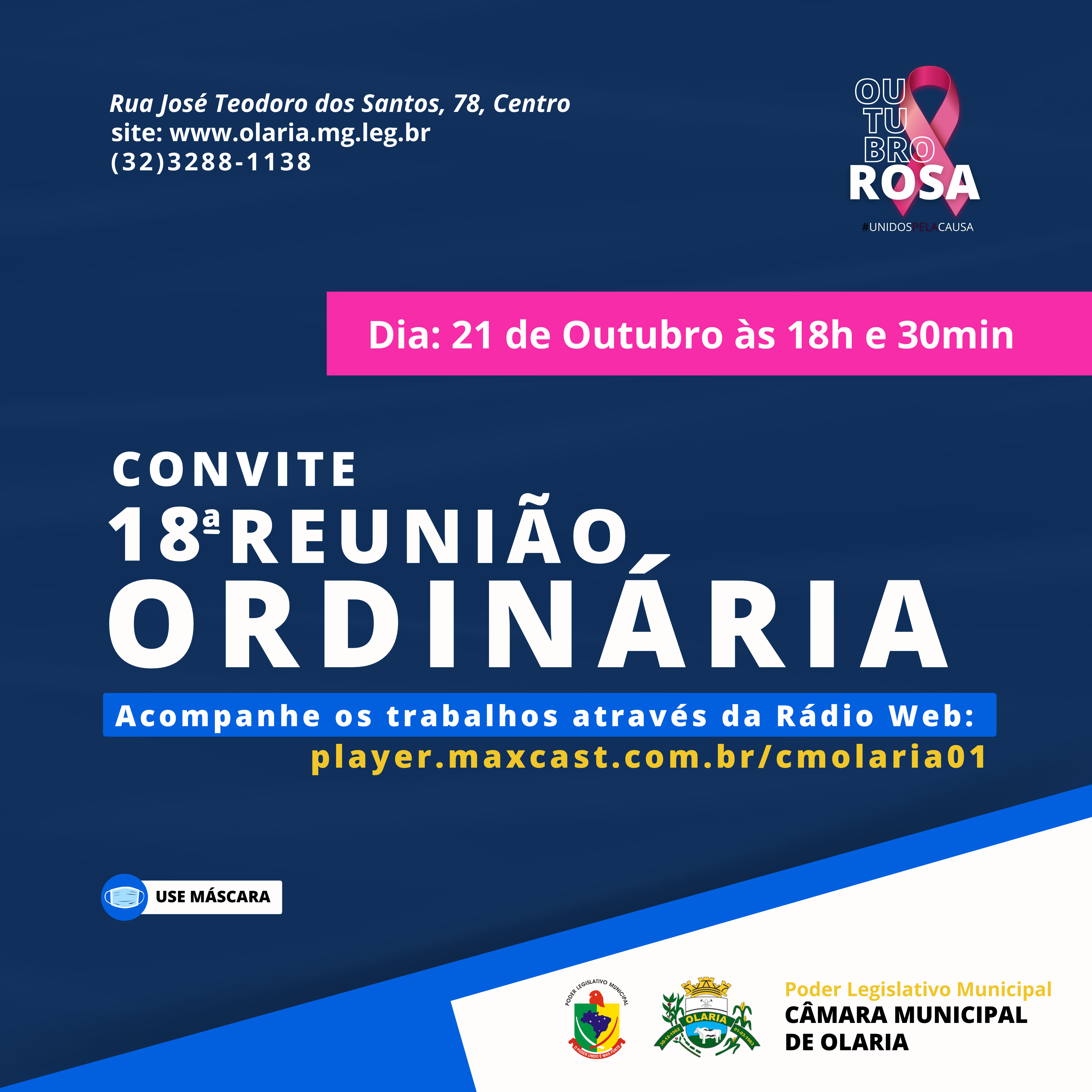 Convite para a 18ª Reunião Ordinária