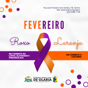 Fevereiro roxo e laranja