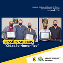 Homenagem "Cidadão Honorífico".