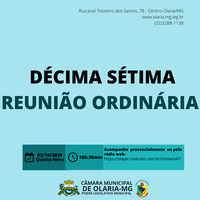 17ª Reunião Ordinária de 2025