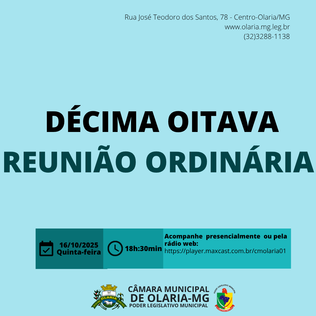 18ª Reunião Ordinária de 2025