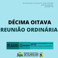 18ª Reunião Ordinária de 2025
