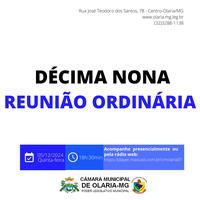 19ª Reunião Ordinária de 2024