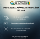 1ª Reunião Extraordinária de 2026