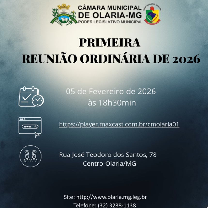 1ª Reunião Ordinária de 2026