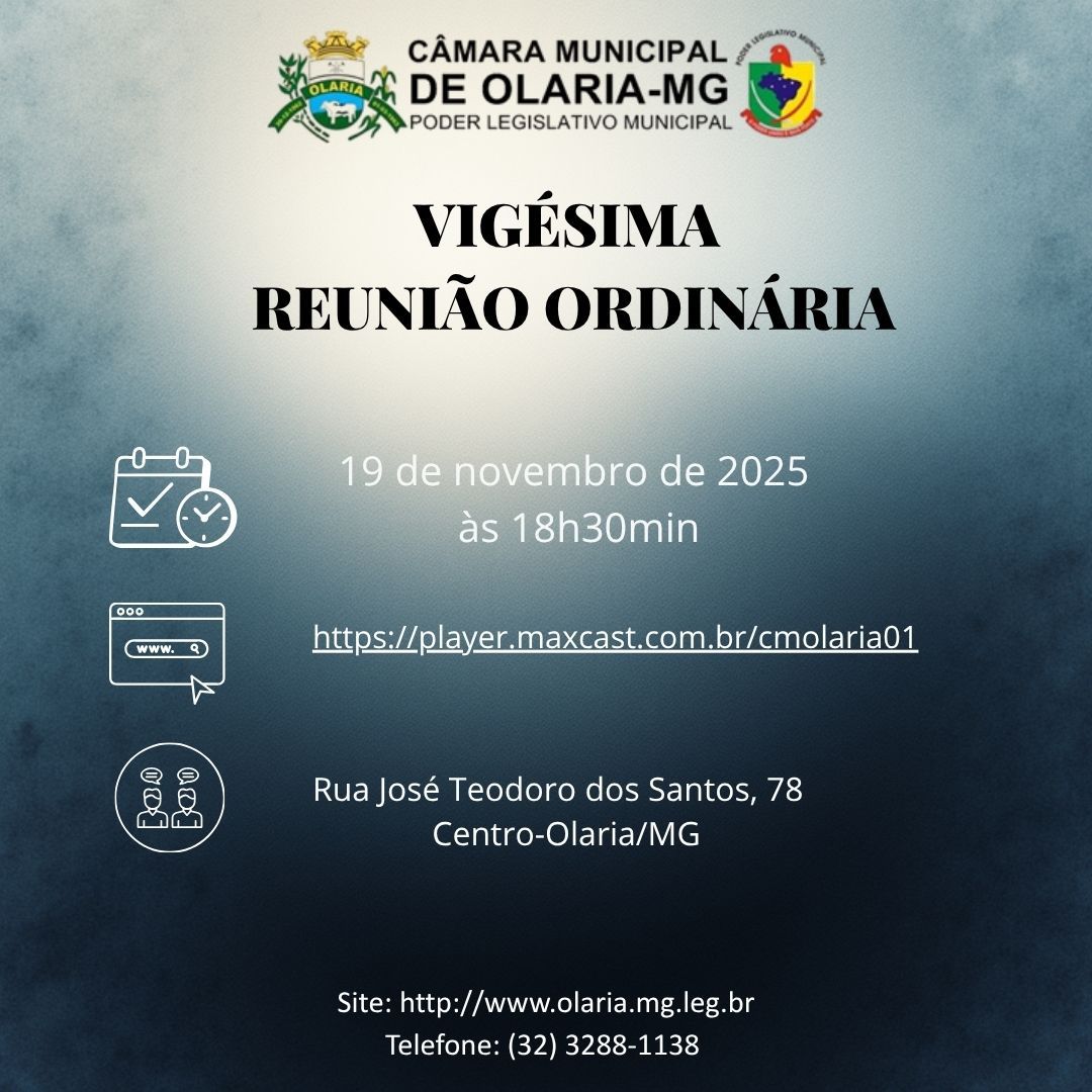 20ª Reunião Ordinária de 2025
