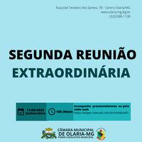 2ª Reunião Extraordinária de 2025