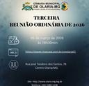 3ª Reunião Ordinária de 2026