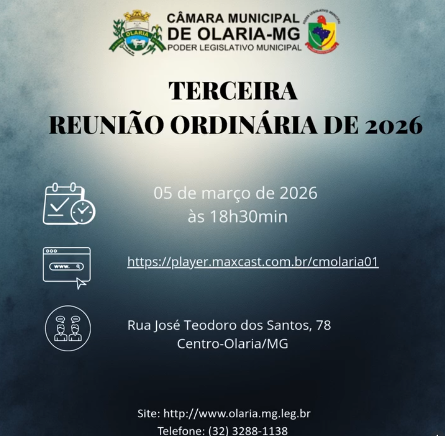 3ª Reunião Ordinária de 2026