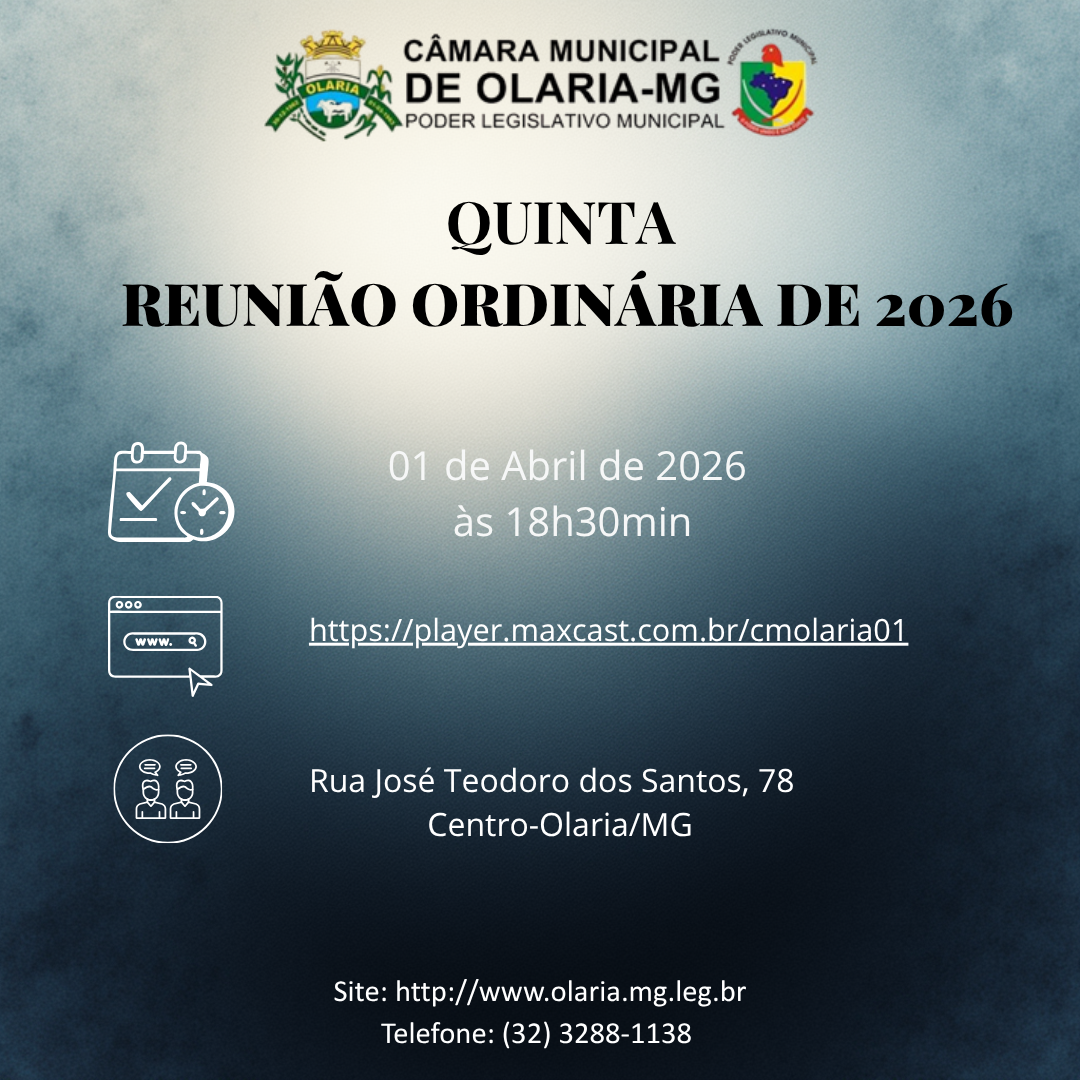 5ª Reunião Ordinária de 2026