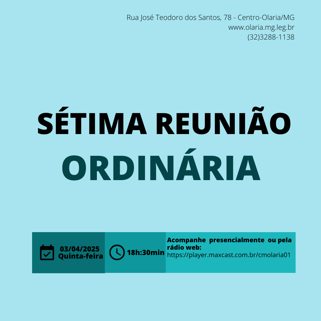 7ª Reunião Ordinária de 2025