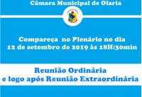 Convite 14ª Reunião Ordinária de 2019