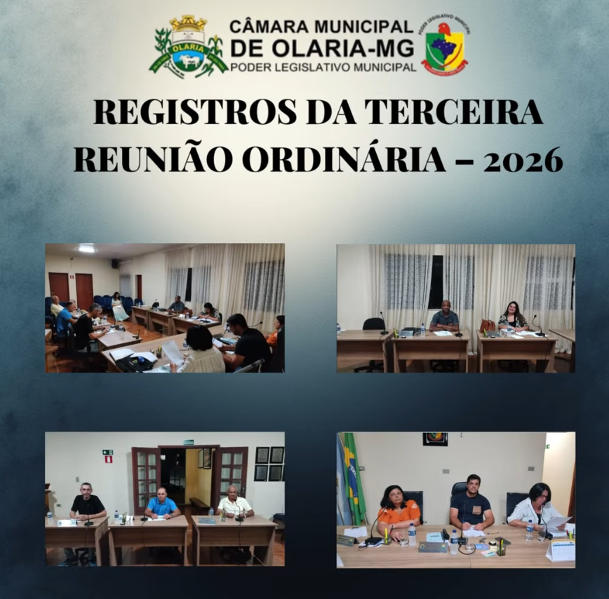 No dia 05/03/2026, ocorreu a 3ª Reunião Ordinária de 2026