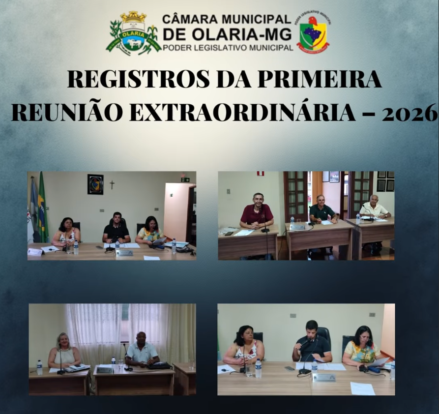 No dia 08/01/2026, ocorreu a 1ª Reunião Extraordinária de 2026