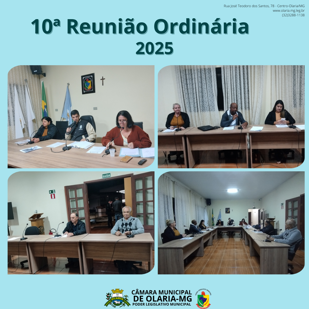 No dia 15/05/2025, ocorreu a Décima Reunião Ordinária