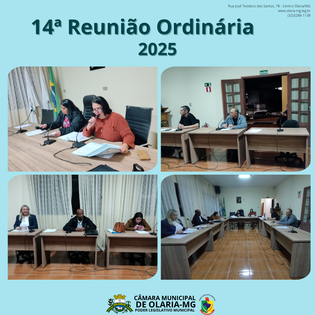 No dia 21/08/2025, ocorreu a 14ª Reunião Ordinária