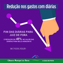 Redução nos gastos com Diárias