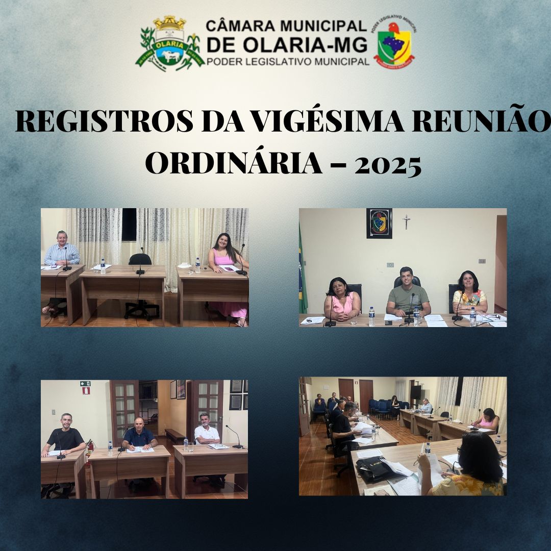 No dia 19/11/2025, ocorreu a 20ª Reunião Ordinária