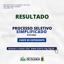 RESULTADO DO PROCESSO SELETIVO N° 01/2022